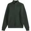 LEVIS ® Pulover Housemark Quarter Zip Sweater temno zelena