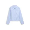 TOM TAILOR DENIM Bluza modra/bela