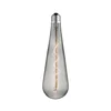 Lucande LED-kapljasta svetilka E27 4 W, dimna, O 9 cm, 1800 K - dimno siva - Steklo
