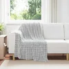 Pokrivači za bacanje 6 pcs Siva 150 x 130 cm Runo