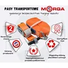 shumee 5T transportni pas širine 16 m, 50 mm, skupaj z zaponko, ojačan, 330 mm ergonomski, s certifikatom, Morga