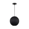 Luster na sajli DANA 1xE27/15W/230V prečnik 25 cm crna