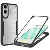Hibridni Full body ovitek Techsuit ColorVerse 360 za Samsung Galaxy S25 Edge - black