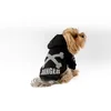 Paws & Whiskers Odelo za pse Danger Hoodie, Crno