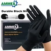 Ammex Jednokratne rukavice, 100 komada, Crne