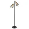 Podna lampa Fanni E27 maks. 2x40W 160cm sa prekidačem crna Globo