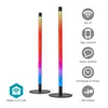 Nedis WIFILD10RGBW-SADA 2xLED RGBIC Stm. prigušiva stona lampa LED/36W/230V 2700-6500K+daljinski upravljač