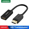 Ugreen MM137 adapter DP - HDMI M/F, črna
