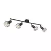 ESTO Xara 4xE14 black spot lampa