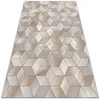 Decormat Podloga za teraso Rjave kocke 100x150 cm