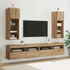 Zidni TV ormari Zidne 2 pcs Umjetnički hrast 30,5 x 30 x 90 cm