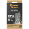 PanzerGlass - Kaljeno Steklo Re:fresh UWF z aplikatorjem za iPhone 15 Pro, črn