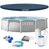 Northix Vrtni bazen z okvirjem 366 x 76 cm 4-v-1 INTEX 26712ND