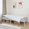 Metalni okvir za krevet bijeli 100x200 cm