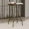 Bistro stolić s mozaikom terakota O 50 x 70 cm keramički