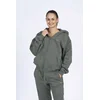 Soft Warm Zip Jopa Olivno Zelena - L