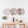 Zidno ogledalo s LED svjetlima 30 x 100 cm stakleno pravokutno