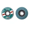 TOTAL Lamelni brusni disk 115mm za metal, P40, zirconium
