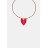 Stradivarius Choker Ogrlica S Cvijetom Gold Os