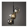 Brilagi - Luster na sajli VULCANO 3xG9/8W/230V crna/zadimljena crna
