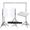 Vidaxl Komplet za foto studio z lučmi in ozadjem