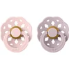 BIBS Boheme Natural Rubber Size 1: 0+ months duda Blossom/Dusky Lilac 2 kos