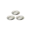Brilo - Set od 3 prigušiva LED ugradna kupatilska svetla LED/5W/230V IP23