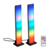 Komplet 2x LED RGB prigušiva stona lampa LED/5W/5V + daljinski upravljač
