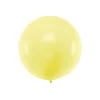 shumee Okrogel balon 1m, pastelno svetlo rumene barve