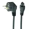 Gembird PC-186-ML12-1M Detelina napojni kabl za notebook, 1m, Crni