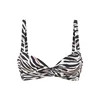LASCANA Bikini zgornji del kremna/rjava/črna
