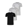 SikSilk Majica svetlo siva/črna/bela