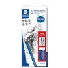 SET MARS LUMOGRAPH OLOVKAX6 PLUS GUMICA PLUS ŠILJILO DESIGN JOURNEY STAEDTLER 61 100 C6 BLISTER
