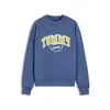 Tommy Jeans Majica Varsity Crest safir / rumena / bela
