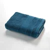Temno modra bombažna brisača iz frotirja 50x90 cm Tendresse – douceur dintérieur