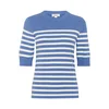 SOAKED IN LUXURY Pulover SLSpina azur/off-bela
