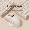 Lofree Bežični miš, 2.4GHz, Bluetooth, Krem