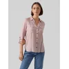 VERO MODA Bluza VMBumpy  staro roza / bela