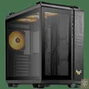 Asus TUF Gaming GT502 PLUS, ATX, no PSU, 4x 120mm ARGB fan + ARGB HUB, 4x 2.5/3.5 Combo Bay, USB 3.2 Gen2 Type C, black