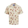 JACK & JONES Srajca Jeff bež / temno siva / temno rdeča / naravno bela