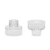 shumee Stekleni svečnik z robom 2 v 1, 6,5 x 5,5 cm (1 paket/4 kosi)