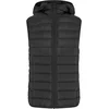 Womens ultra-light quilted vest black