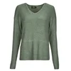 Only  Puloverji ONLCAMILLA V-NECK L/S PULLOVER KNT  Kaki