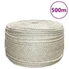 Vidaxl Vrv iz 100 % sisala 10 mm 500 m