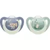 NUK First Choice Night 0-6m duda Hippo/Koala 2 kos