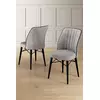 HANAH HOME Set stolica (2 dela) Nuna Grey Black