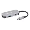 Manhattan USB-C to HDMI (4K@30Hz) 3-in-1 Docking with Power 130707