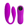 PRETTY LOVE Vibrator za parove, Na daljinsko upravljanje, Silikonski, Roze