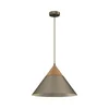 Luster na sajli SINGLE 1xE27/15W/230V mesing/buk