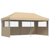 Vidaxl Zabavni šotor Bež 292 x 580 x 315 cm Oxford tkanina